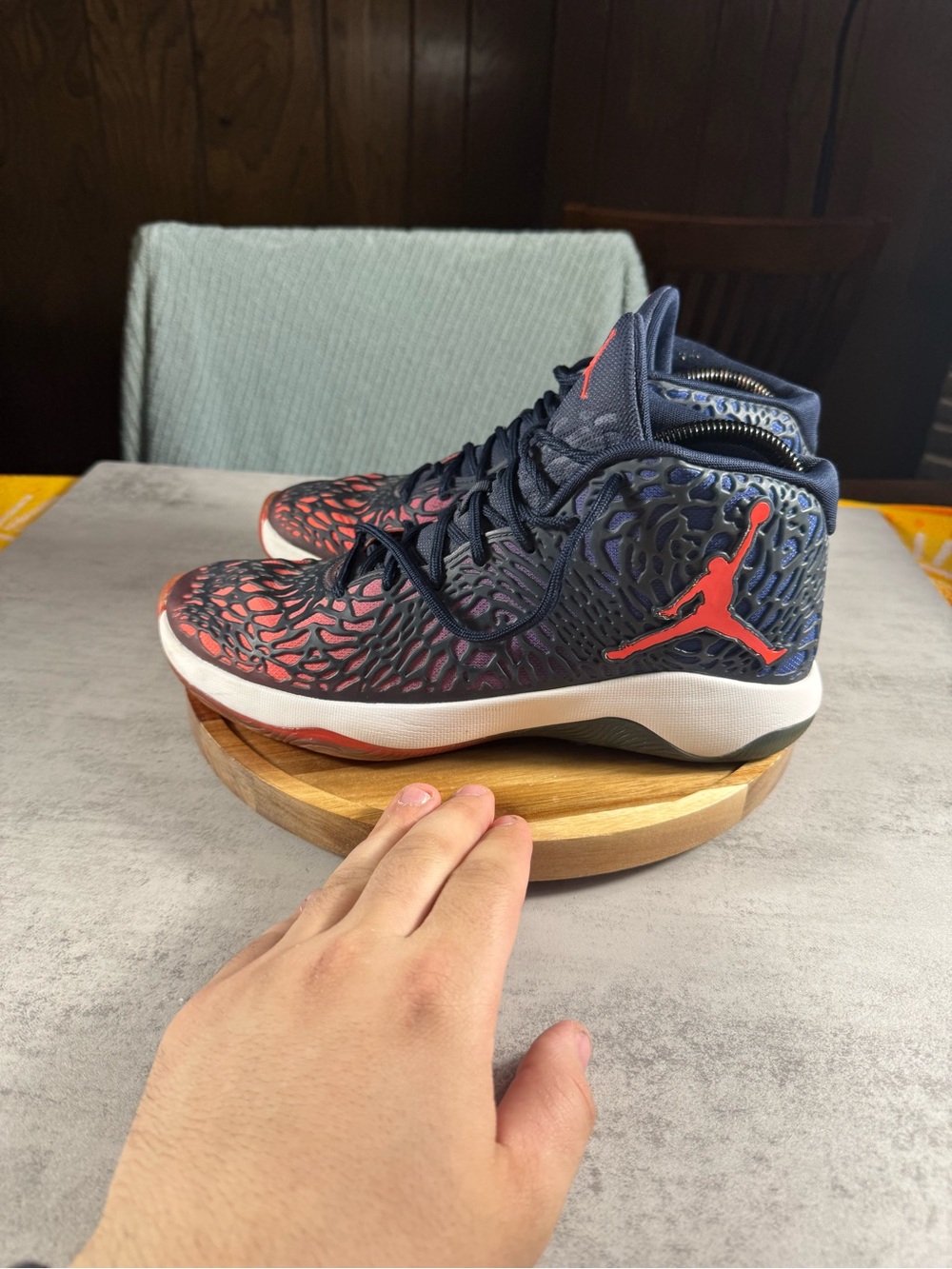 Nike Jordan Jumpman Basketball Sneakers Ultra Fly Kurim Cage Zoom Air Size 9.5